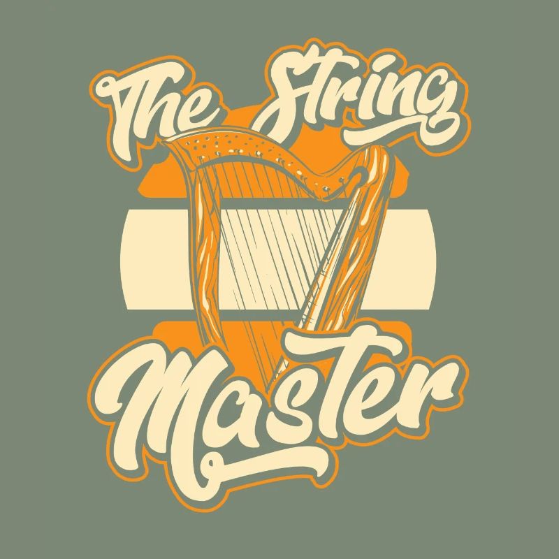 The String Master Harfe Konzertharfe Harfenspieler