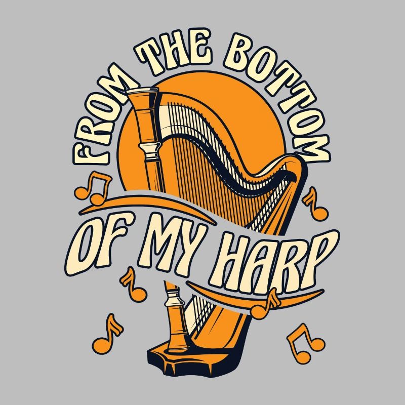Du bas de ma harpe Harpe Harpe musicale Harpe