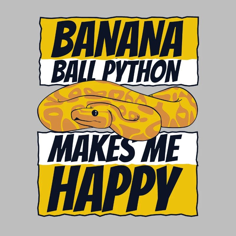 Makes Me Happy Schlange Python Banana Ball Python