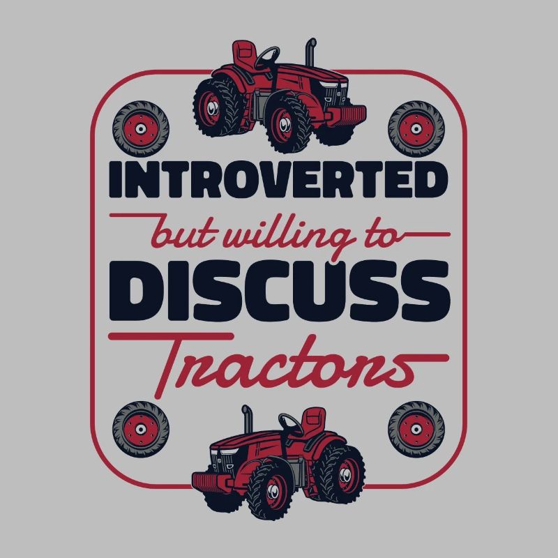 Introverti mais disposé à discuter des tracteurs Bauer