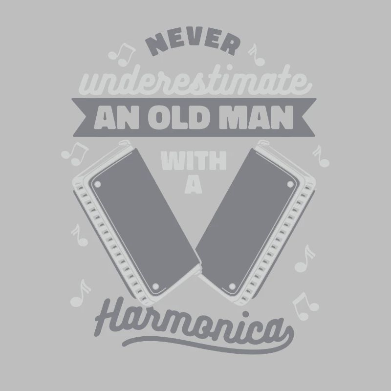 Never Underestimate An Old Man With Harmonica