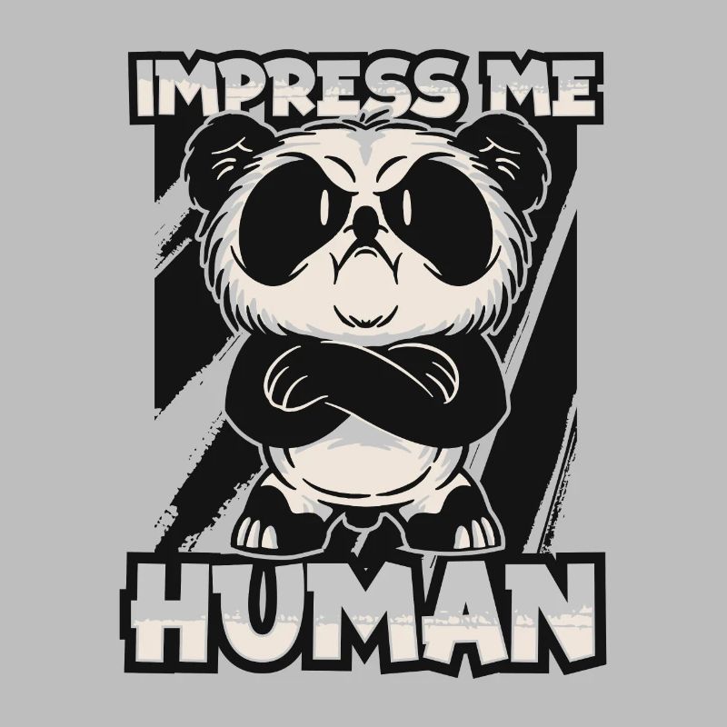 Impressionnez-moi Panda humain Ours Ami Panda géant