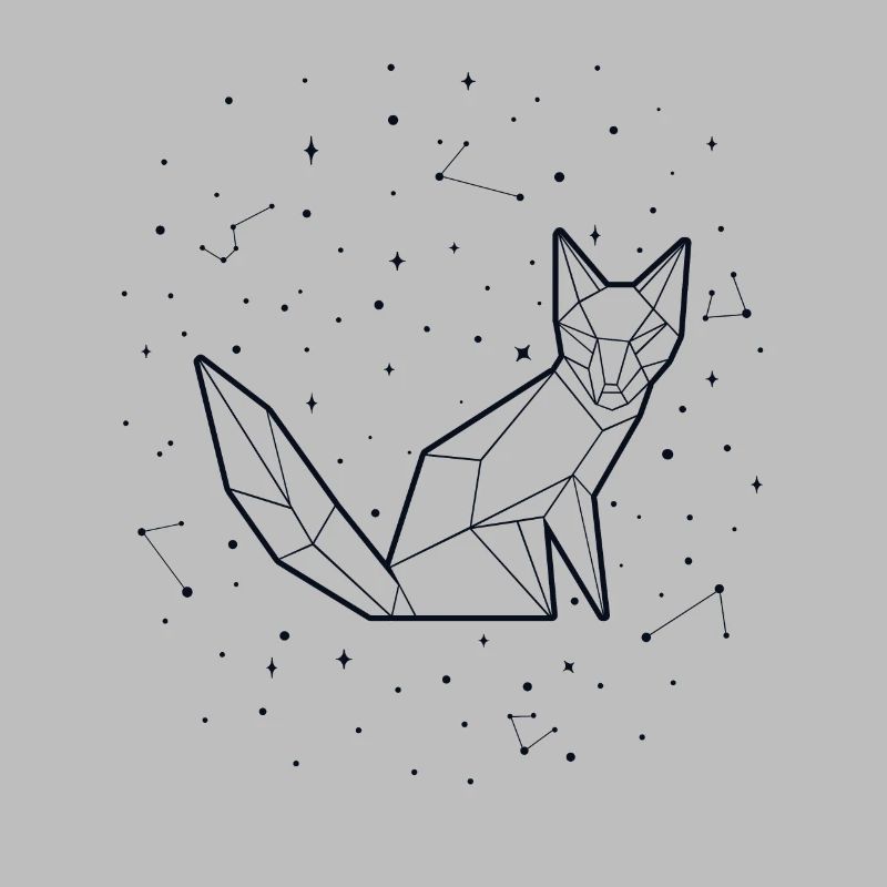 Sternbild Fox Constellation Red Fox Canidae