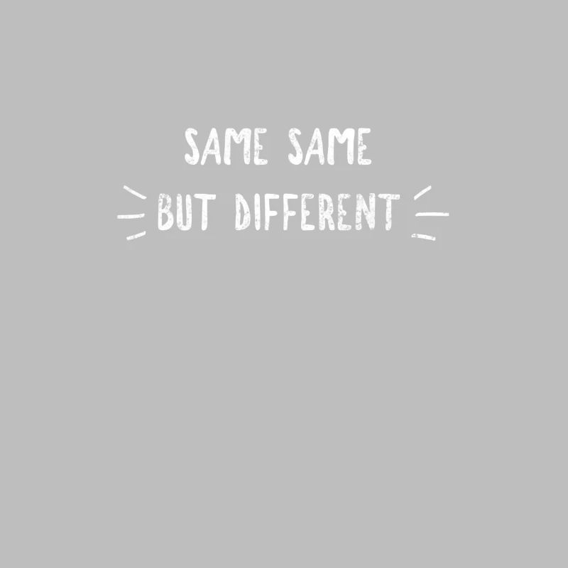 Le même mais différent