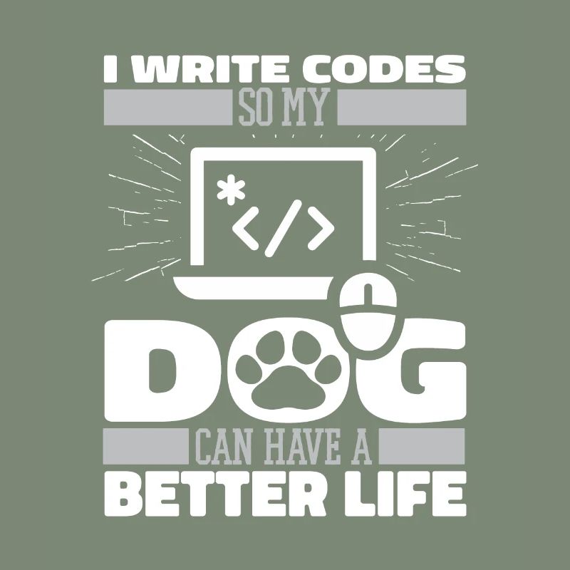 Entwickler Coder Programmierer Hund