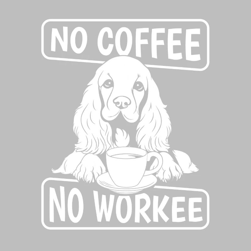 Coffee Cafe Cocker Spaniel Dog