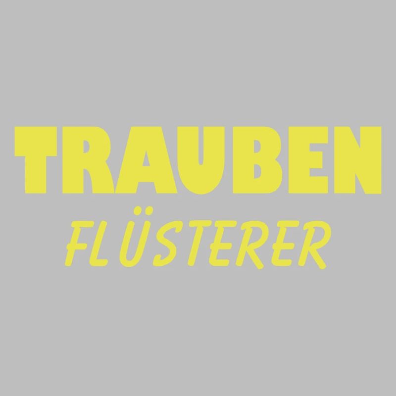 Trauben Flüsterer Winzer