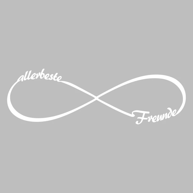 allerbeste Freunde BFF ABF Infinity Loop
