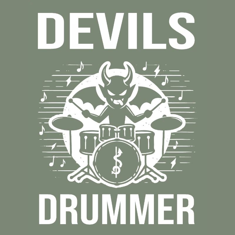 Devils Drummer. The devilish hellish drummer