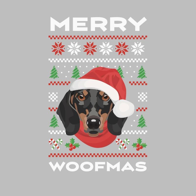 Teckel Joyeux Noël