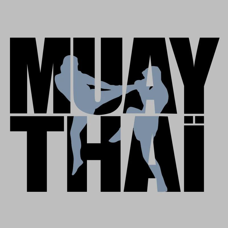Muay thai logo full Boxe thailandaise