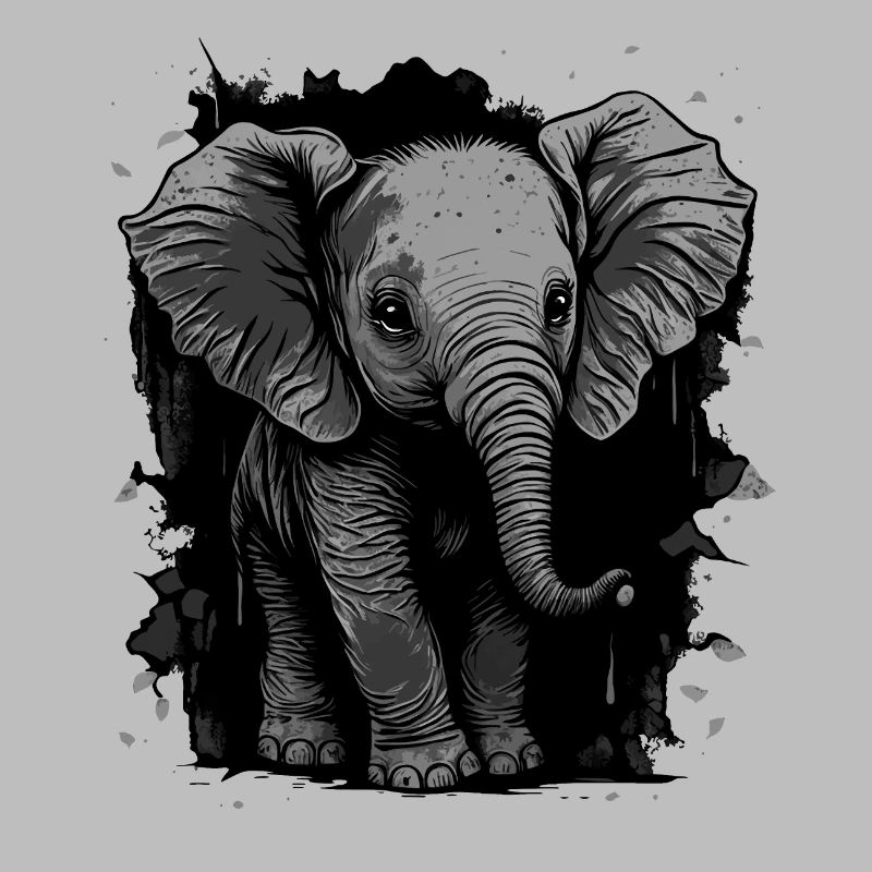 Mignon bébé éléphant