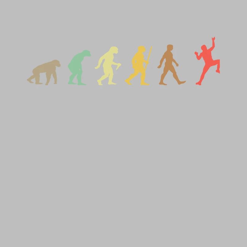 Climbing Retro Rock Climbing Evolution Climber