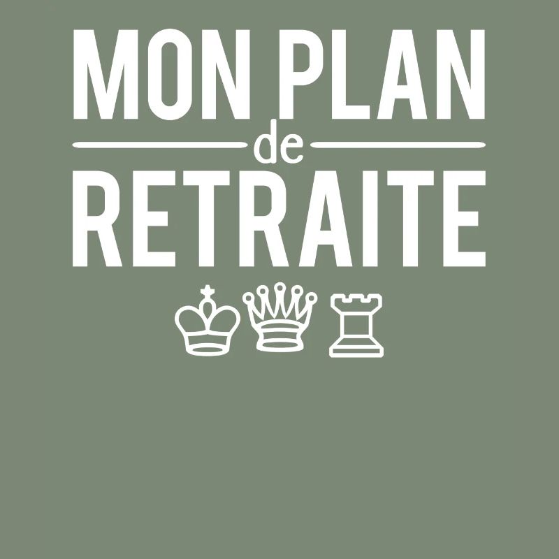 Mon plan de retraite jeu d'échecs humour