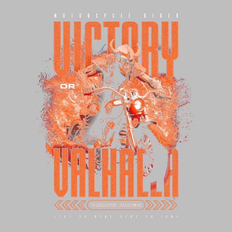 Motorrad Nordische Wikinger Sieg Oder Walhalla