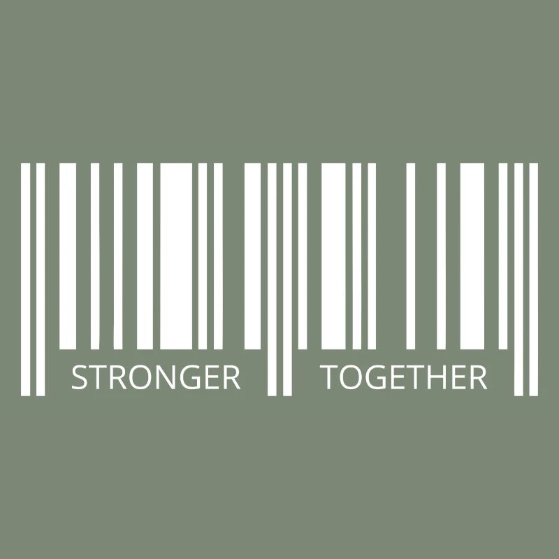 Together strong Corona Barcode Strichcode Partner