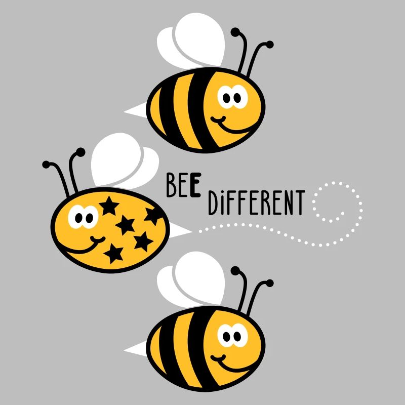 Be different - be yourself - Biene - Bee - 3C