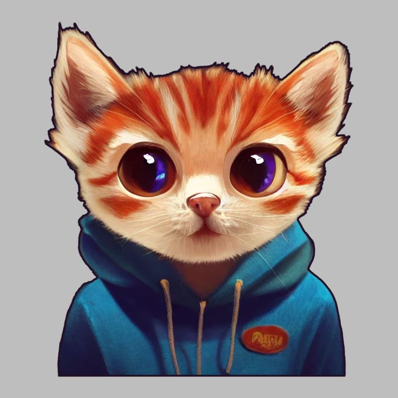 Chat avec pull