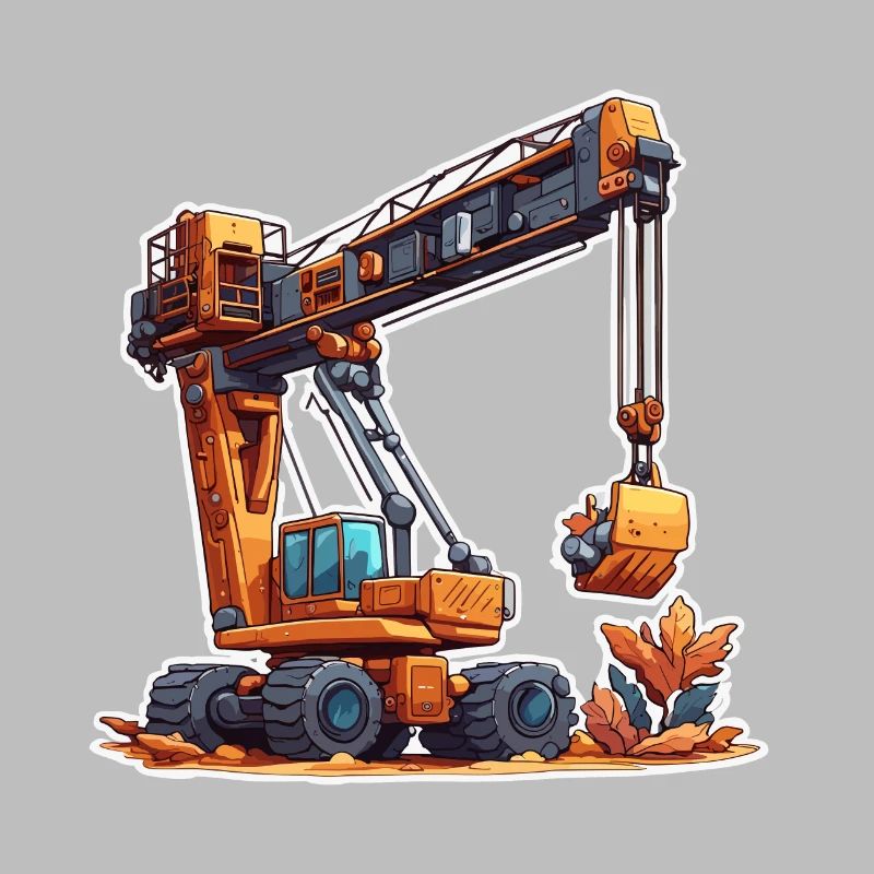 Kran / Baustelle / Seilwinde / Kransystem