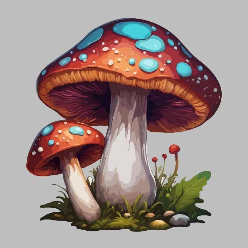 Champignon / Champignon / Prairie / Forêt / Goa / Psy