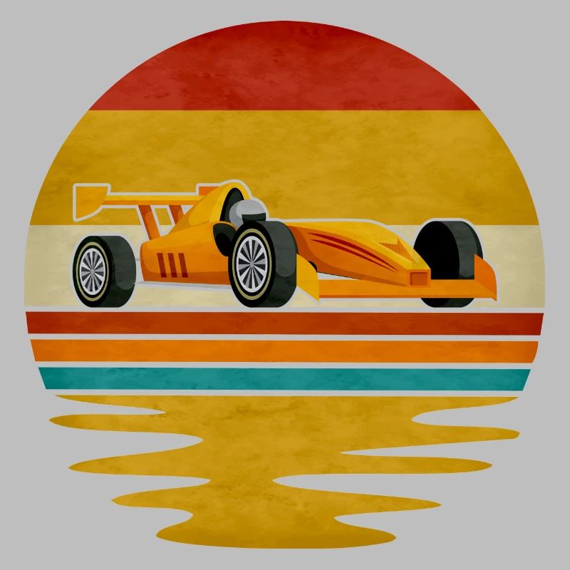 Formula Racing Rétro Graphique