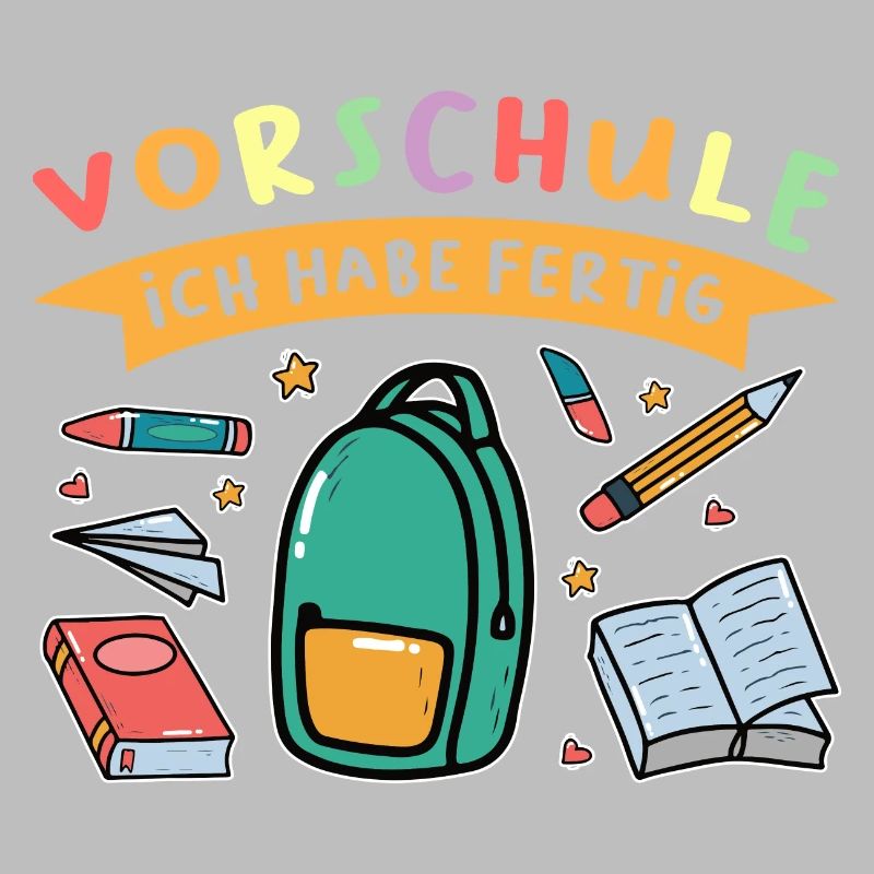 Vorschule Anfang Vorschulkinder Geschenk