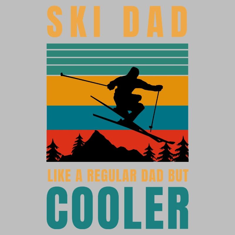 Ski papa comme papa normal mais plus cool