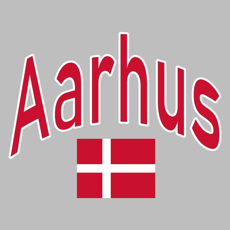 Drapeau d’Aarhus Danemark