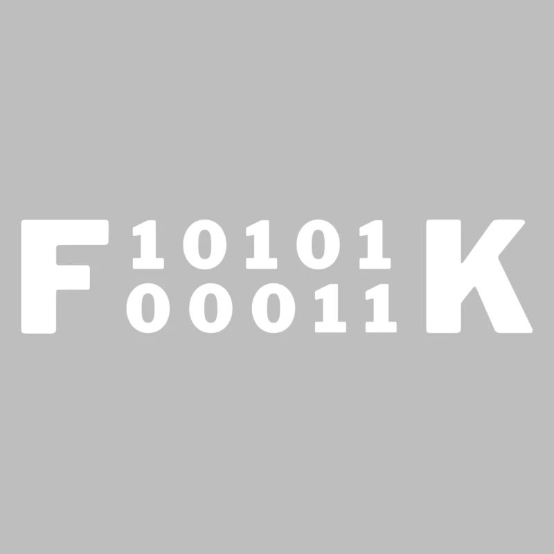 Fuck Binärcode Binar Code Informatiker Geschenk