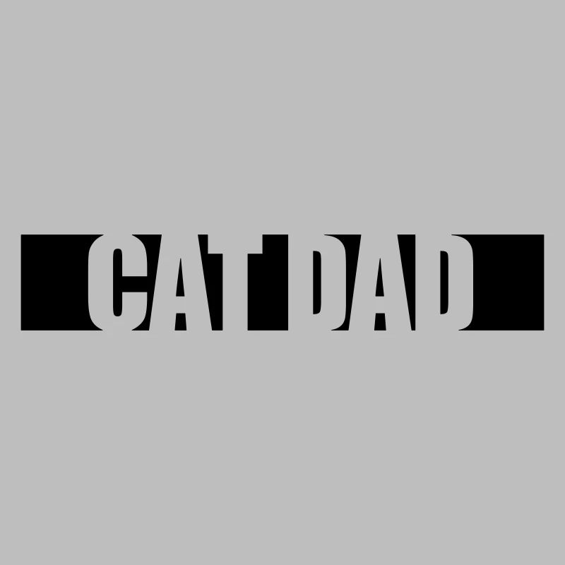 Conception de bande de papa de chat
