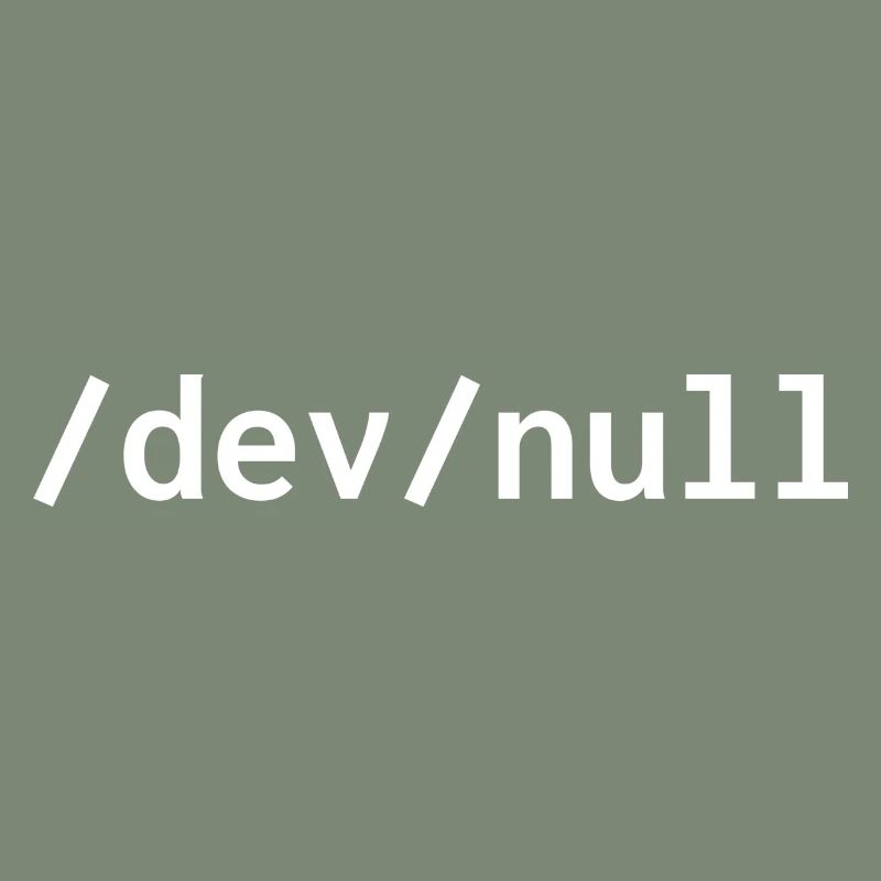 Dev null web developer humor funny