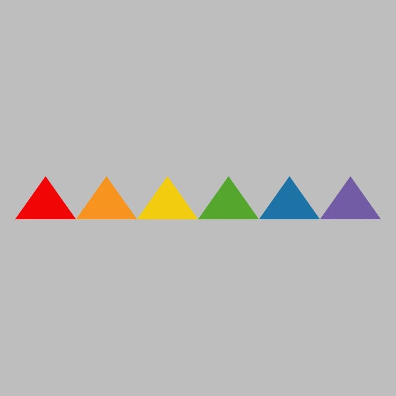 Regenbogen triangle