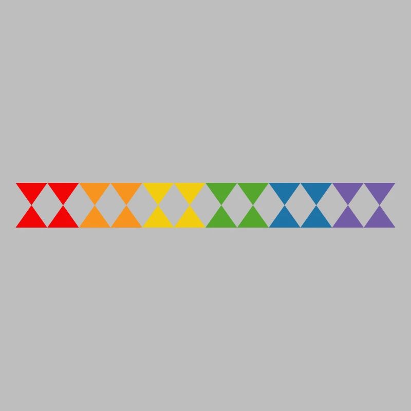 Triangles arc-en-ciel