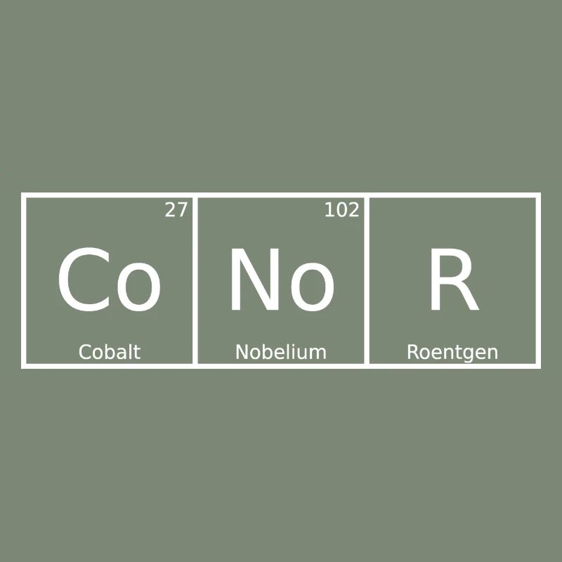 Conor Name First Name Chemistry Periodic Table Elements