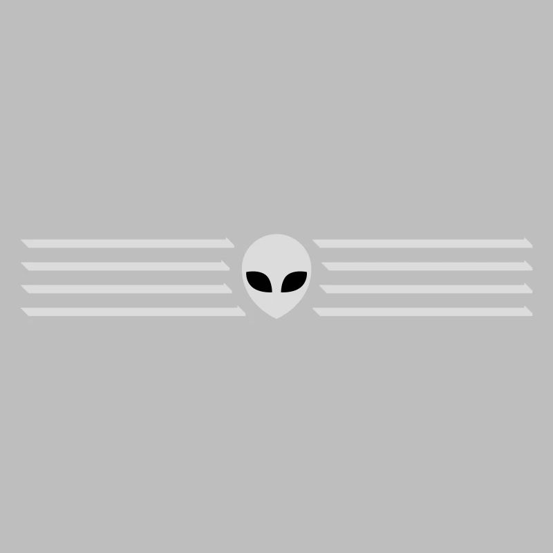 Emblème de dessin extraterrestre Strokes