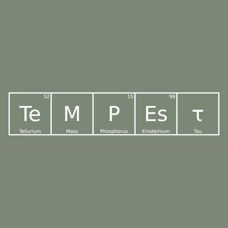 Tempest Name First Name Chemistry Periodic Table Element