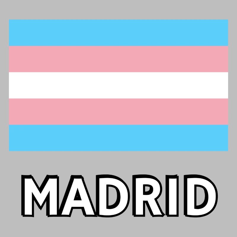 Drapeau de la Trans Pride Madrid