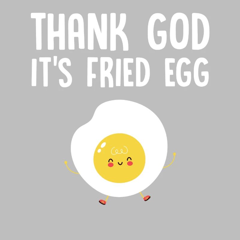 Vendredi Fried Egg - Conception drôle