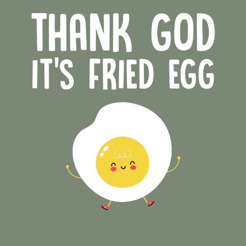 Vendredi Fried Egg - Conception drôle