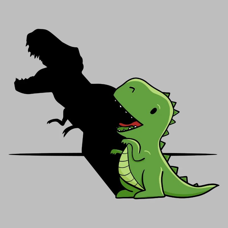 T Rex Shadow TRex With Screaming Shadow