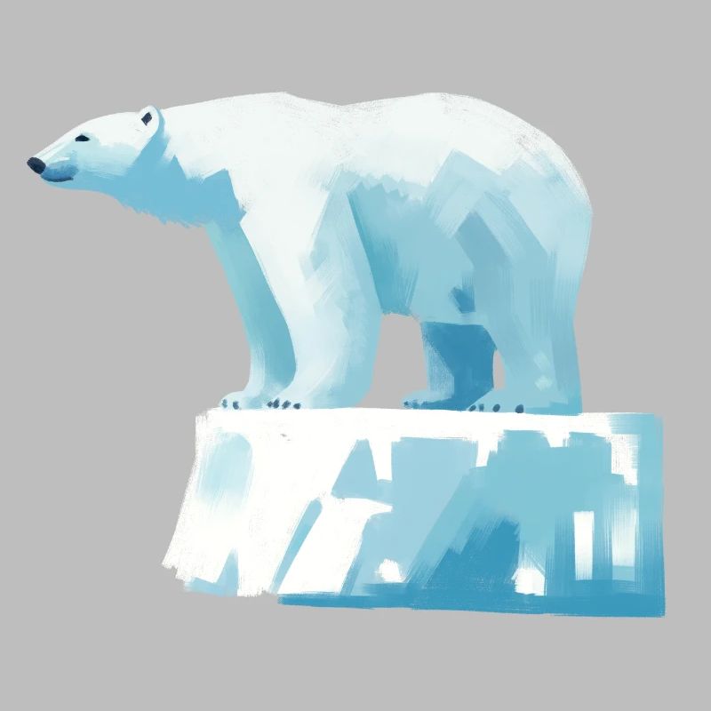 Eisbär auf Eisscholle