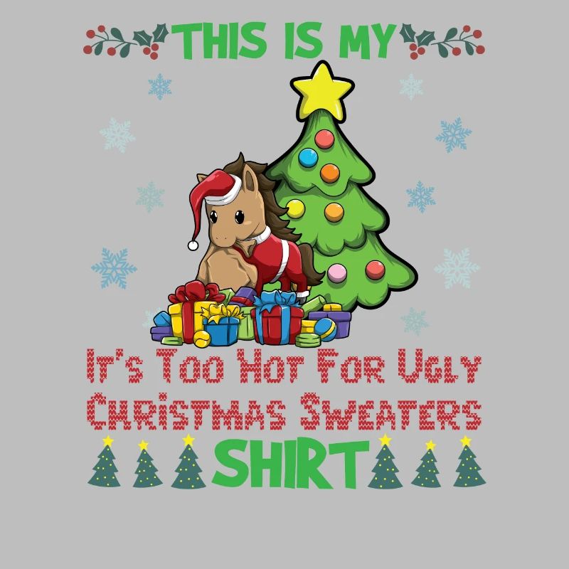 C'est mon pull de Noël il fait trop chaud pour moche
