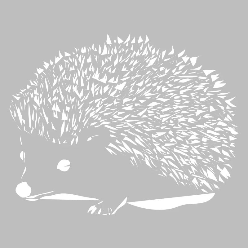 Hérisson blanc