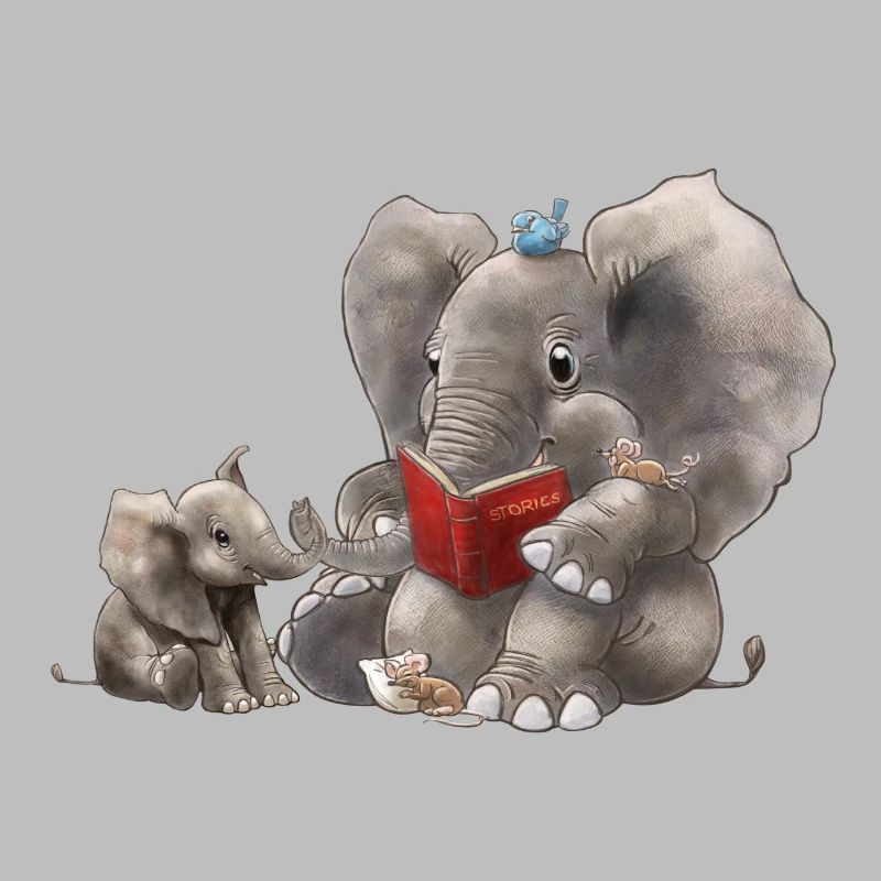 BB Mutter liest Buch