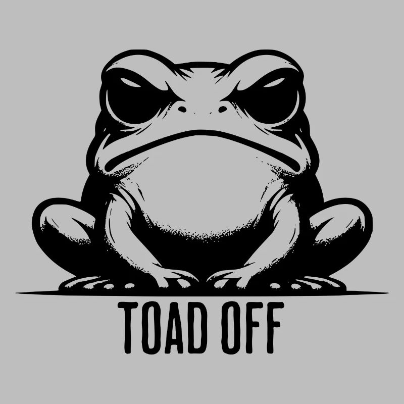 Vintage Frog Toad Meme Grumpy Frog Don't Toad Me
