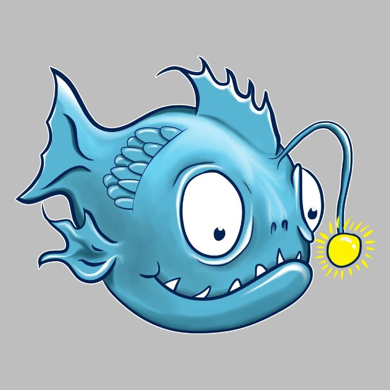 Laternenfisch oder auch Anglerfisch