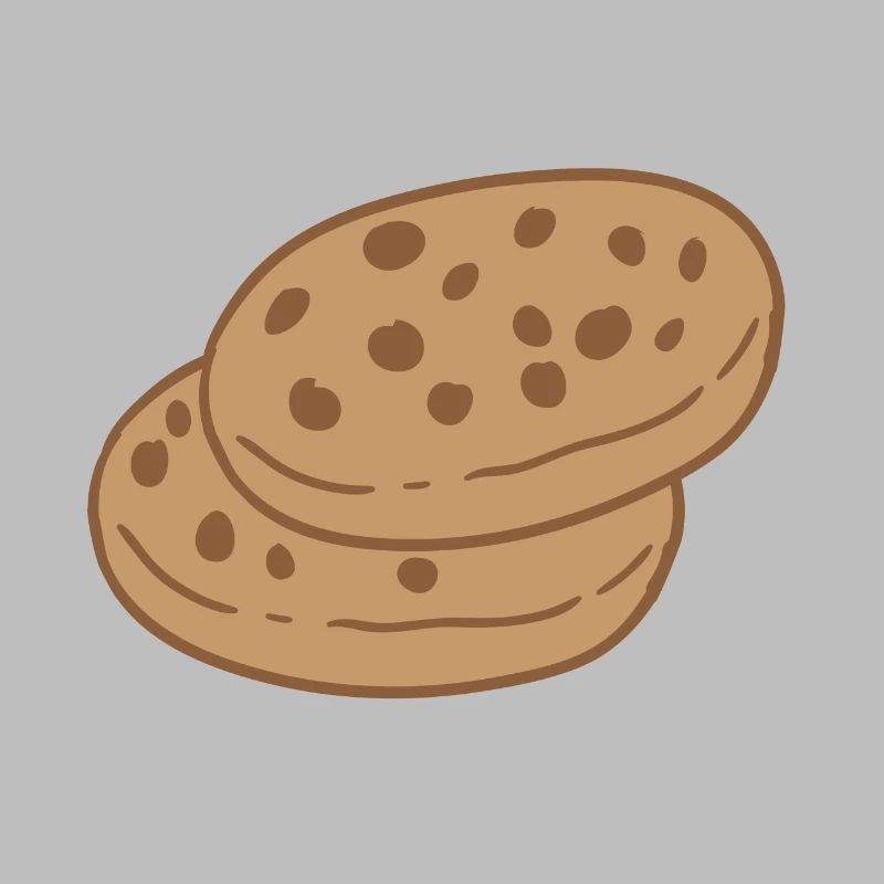 mignons biscuits bruns