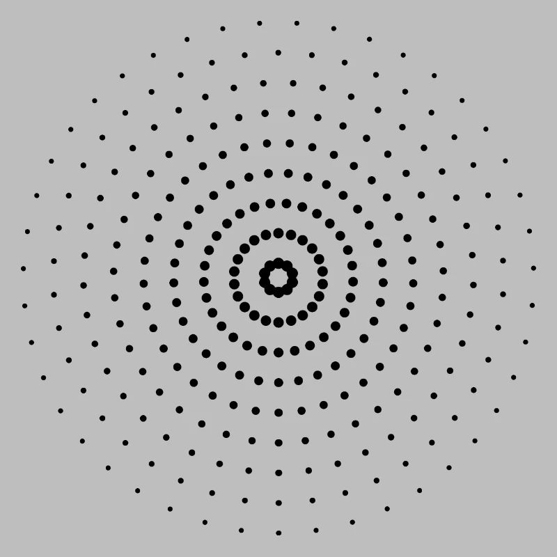 Blurry| Points | Black| gift idea