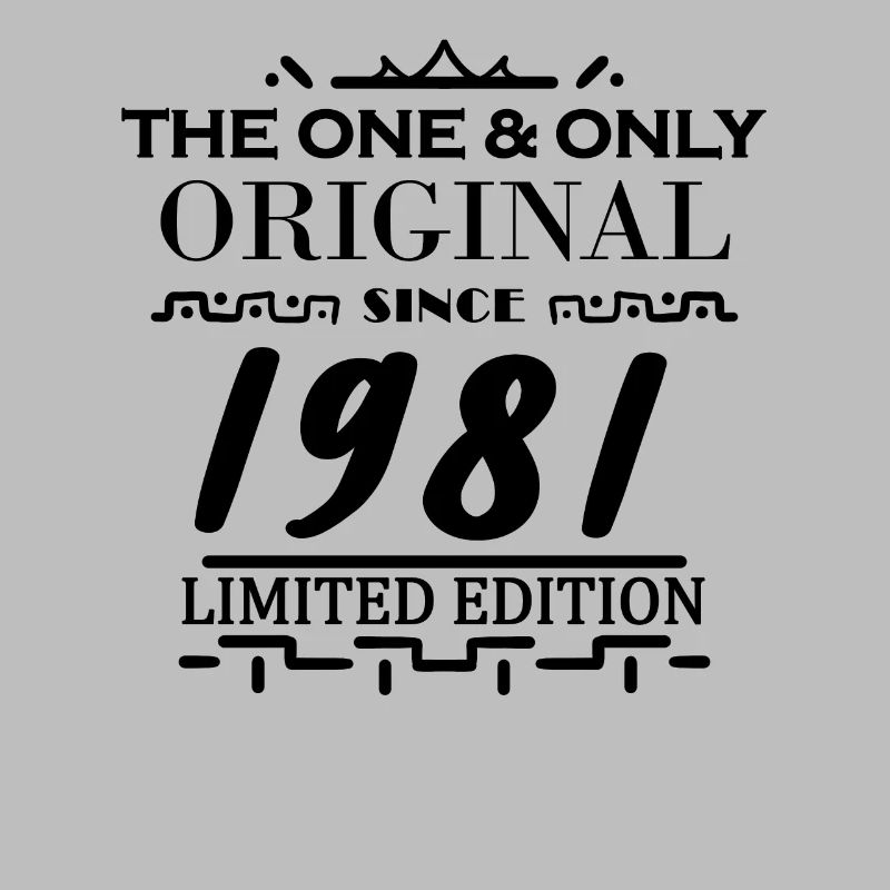 1981 - Année de construction 1981 - Naissance 1981