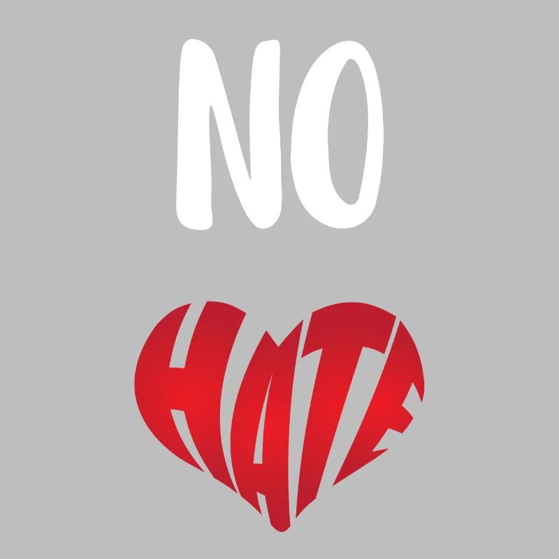 No Hate Dislike Stop Hate Anti Hate
